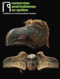 Recherches amérindiennes au Québec, v. XXXVIII, no 02-03, 2008